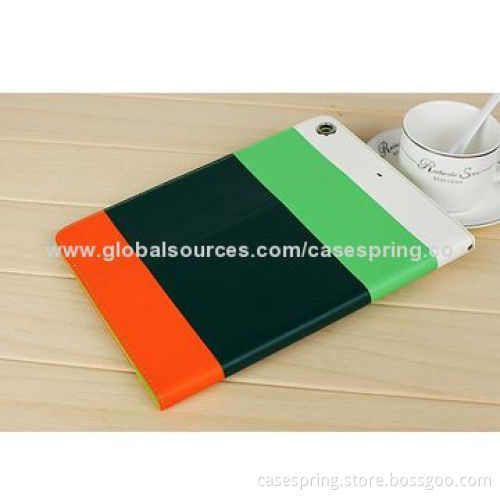Leather case for ipad Air/ipad5，Rainbow-colored protective sleeve hit